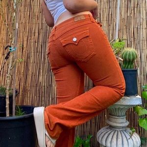 low rise y2k true religion corduroy pants size 31